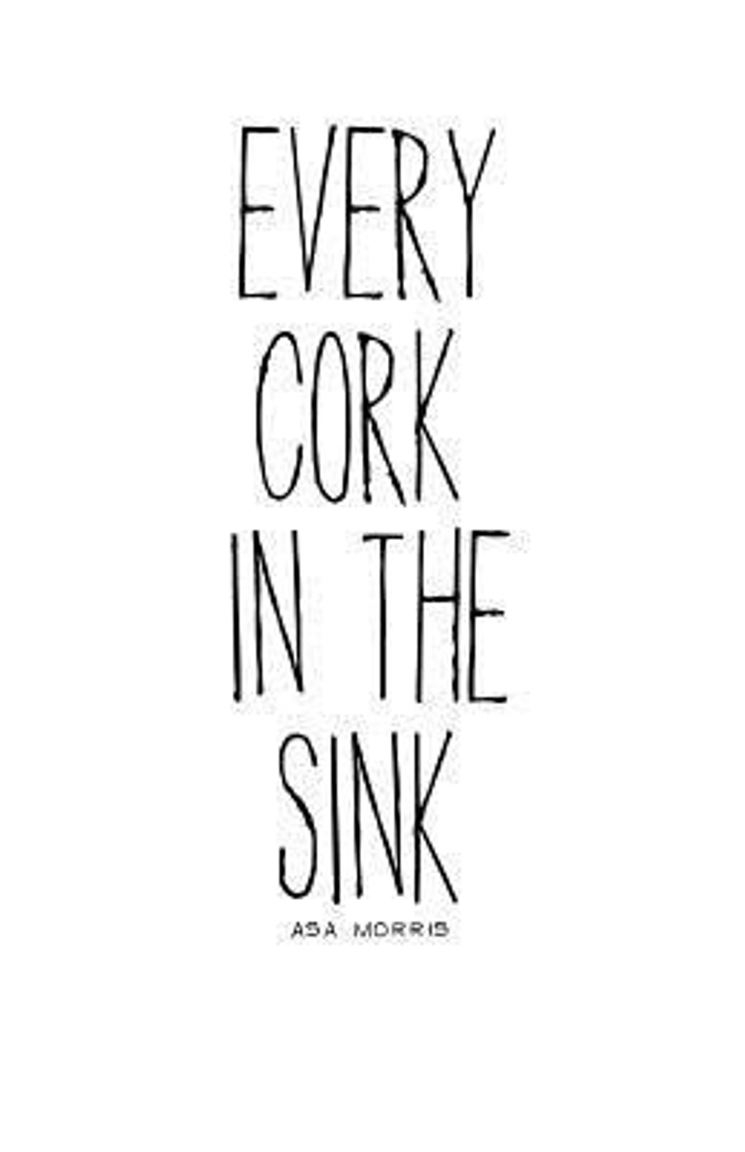 Pound the Cork Out Using a Shoe